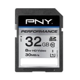 Carte mémoire SDHC PNY Performance 32 Go Classe 10