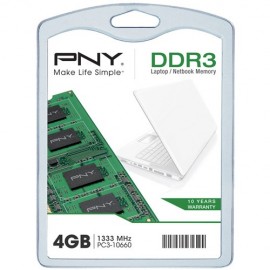 Mémoire So-DIMM DDR3 1333 Mhz 4 Go PNY