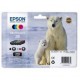 Epson multipack Noir, Cyan, Magenta, Jaune T2616 Ours polaire