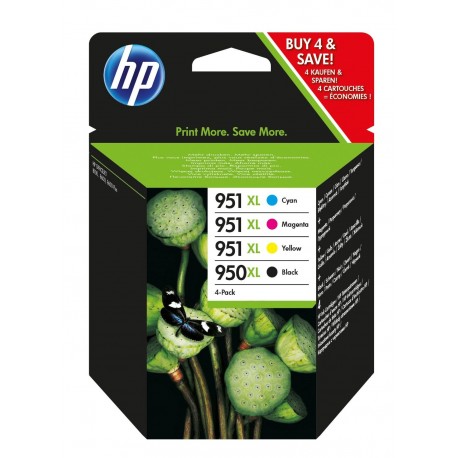 HP Pack 950 XL + 951 XL (4 cartouches)