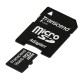 Carte mémoire microSD Transcend CL10 avec adaptateur