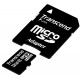 Carte mémoire microSD Transcend CL10 avec adaptateur
