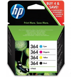 HP 364 Multipack Cyan Magenta Jaune Noir