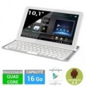 Tablette tactile Polaroid Platinium 10,1 16Go + Clavier Bluetooth