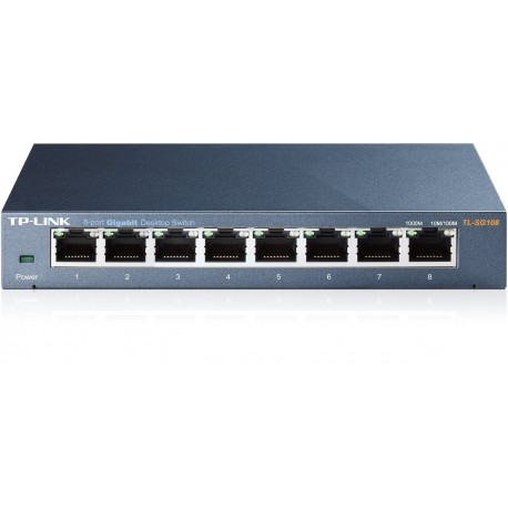 SWITCH TP-LINK 8 PORTS RJ45 GIGABIT 10/100/1000M BOITIER METAL