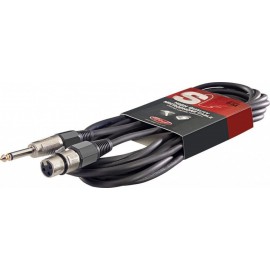 Câble audio mono Jack-XLR femelle 6m