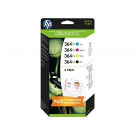 HP 364XL Multipack 364 XL Cyan Magenta Jaune Noir