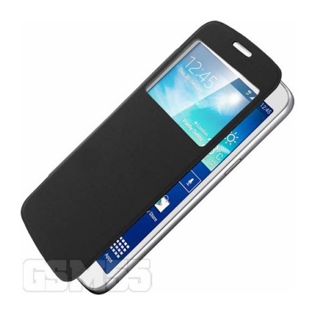 Housse Etui Folio S-View - Noir pour Samsung Galaxy Grand 2