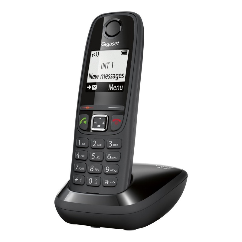 Téléphone fixe Gigaset AS405 DECT/GAP Noir - CPC informatique