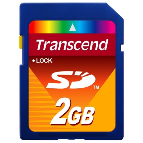 Carte mémoire SD 2Go Transcend TS2GSDC