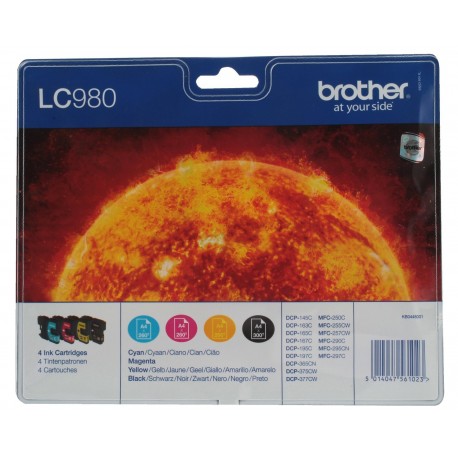 Brother LC1100 Value Pack (Noir, Jaune, Cyan, Magenta)
