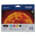 Brother LC980 Value Pack (Noir, Jaune, Cyan, Magenta)