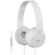 Casque JVC HA-SR-185E Casque audio pliable blanc avec micro