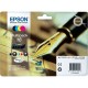 Epson multipack Noir, Cyan, Magenta, Jaune T1626 Stylo plume