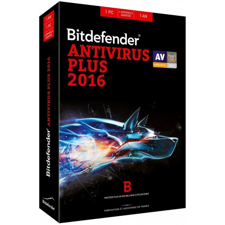 Bitdefender Antivirus Plus 2016 1 an - 1 postes
