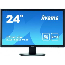 Moniteur iiyama 23.6" LED ProLite E2483HS-B1 1920 x 1080 2 ms VGA/DVI/HDMI