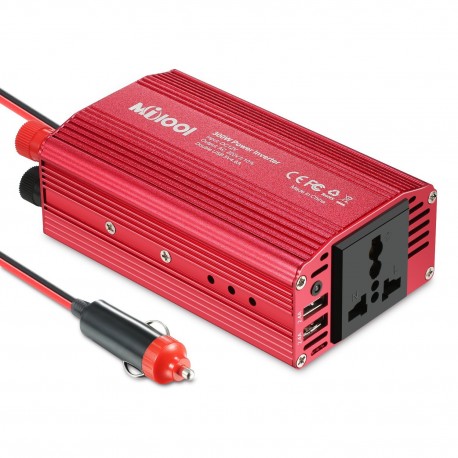 Convertisseur d'alimentation 12V vers 220V 300W + 2 x USB