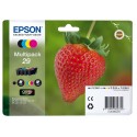 Epson multipack T29 Noir, Cyan, Magenta, Jaune T2986 Fraise