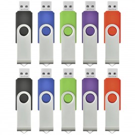 Lot de 10 clés USB 2.0 4 Go couleurs mixtes