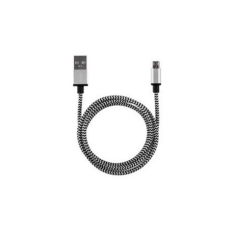 Câble USB / USB type-C USB-C 2m nylon couleur