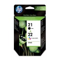 HP 21 + 22 Pack Noir + Couleur
