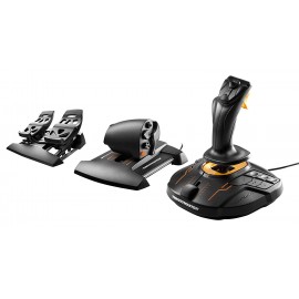 Joystick, Manette des Gaz et Palonnier pour PC Thrustmaster T.16000M FCS Flight Pack