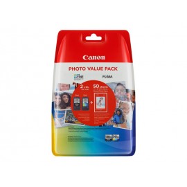 Canon 540 XL 541 XL Multipack PG-540 XL Noir + CL-541 XL Couleur + papier photo offert