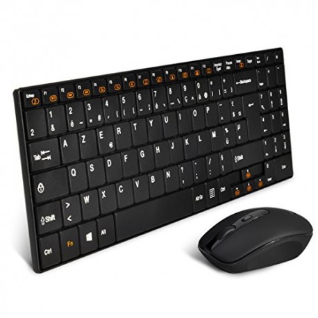 Kit clavier/souris sans fil compact Advance Wireless Combo