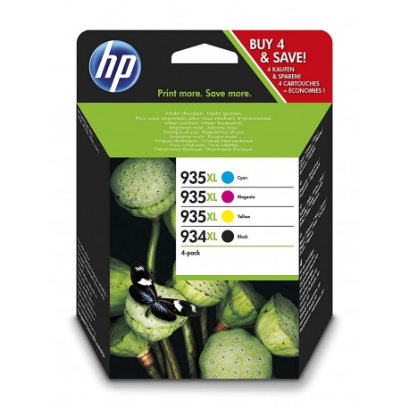 HP 934XL 935XL Multipack 934 XL Noir + 935 XL Couleur