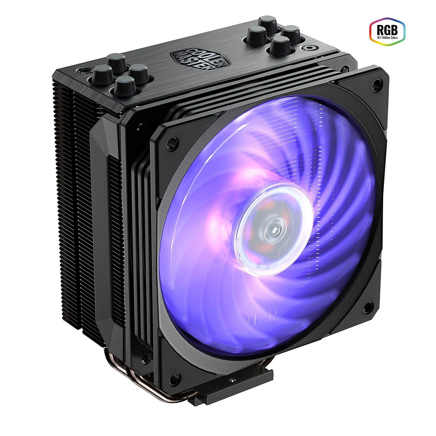 Ventirad Cooler Master - Hyper 212 RGB Black Edition - CPC informatique