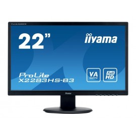 Moniteur iiyama 21.5" LED ProLite X2283HS-B3 1920 x 1080 4 ms VGA/HDMI/DP + HP