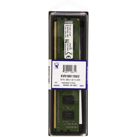 Mémoire DDR3 1600 Mhz 2 Go Kingston