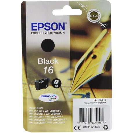 Epson Noir T1621 Sylo Plume