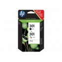 HP 301 Noir + 301 Couleur Combo pack