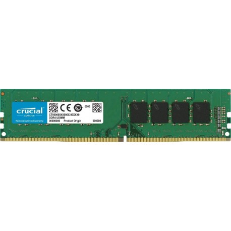 Mémoire Dimm DDR4 1.2V 2666 Mhz 16 Go CL19 Crucial