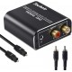 Convertisseur audio numérique SPDIF + Toslink vers analogique RCA + Jack