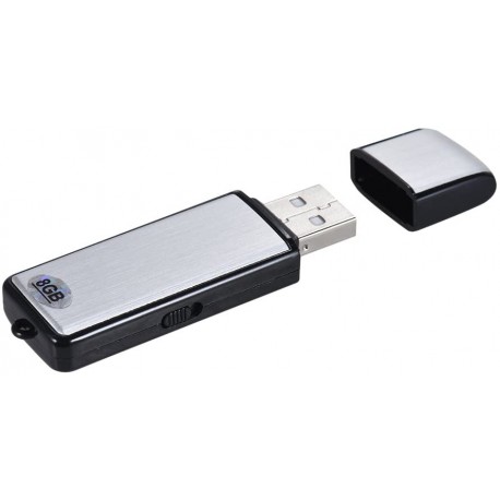 Dictaphone Enregistreur Numérique Clé USB 8Go 8 heures