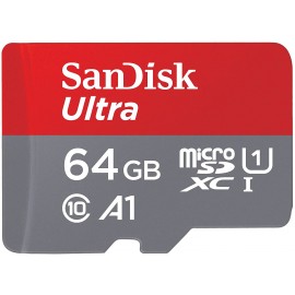 Carte mémoire SanDisk Ultra MicroSDXC 64Go CL10 U1 A1
