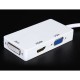 Convertisseur Mini DisplayPort vers VGA + DVI + HDMI