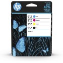 HP 912 Multipack 912 Noir + 912 Couleurs (pack de 4 cartouches)