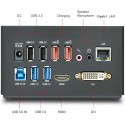 Docking station USB 3.0 Dual Display LAN Audio 4 USB