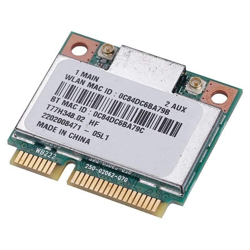 Carte wifi + bluetooth mini PCI-E WiFi Atheros AR9462 AR5B22 - CPC  informatique
