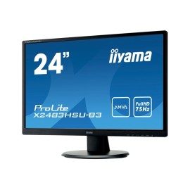 Moniteur iiyama 23.8" LED ProLite X2483HSU-B3 (VGA/HDMI/DP +HP)