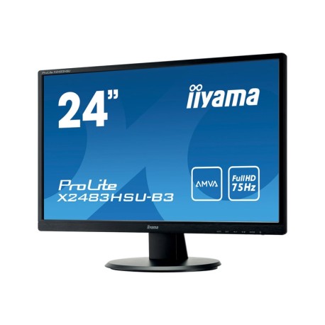 Moniteur iiyama 23.8" LED ProLite X2483HSU-B3 (VGA/HDMI/DP +HP)