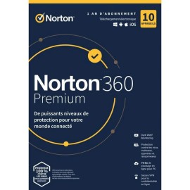 Norton 360 Premium 10 postes 1 an