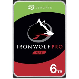 Disque dur interne 3.5" Seagate Ironwolf 6To 6000Go SATA3 64Mo Cache 7200rpm