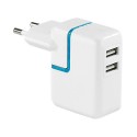 ADAPTATEUR SECTEUR USB 2 PRISES (2000 mAh)