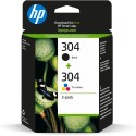 HP 304 Noir + 304 Couleur Combo pack