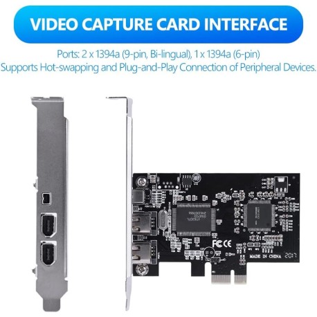 CARTE CONTROLEUR PCI EXPRESS FIREWIRE IEEE 1394 - CPC informatique