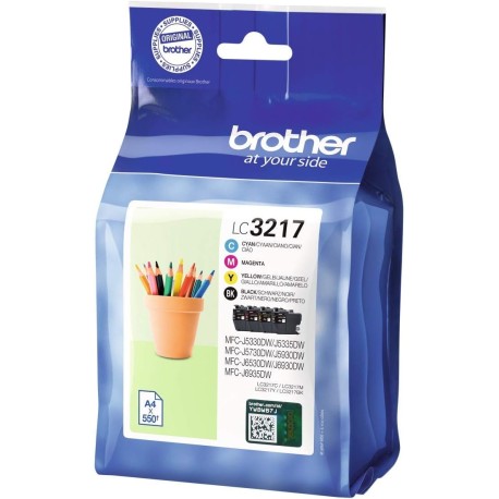 Brother LC3213 Value Pack (Noir, Jaune, Cyan, Magenta)